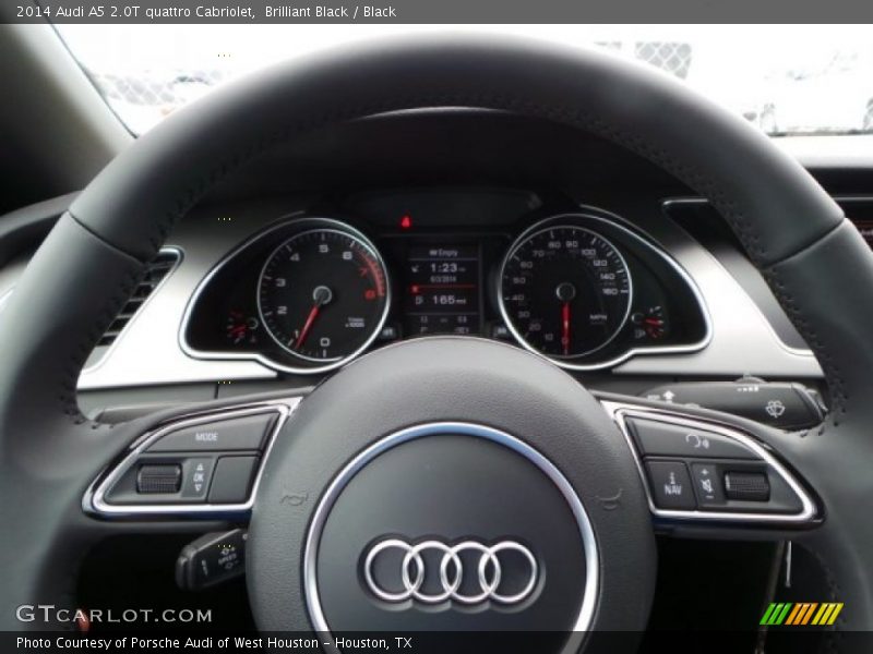 Brilliant Black / Black 2014 Audi A5 2.0T quattro Cabriolet