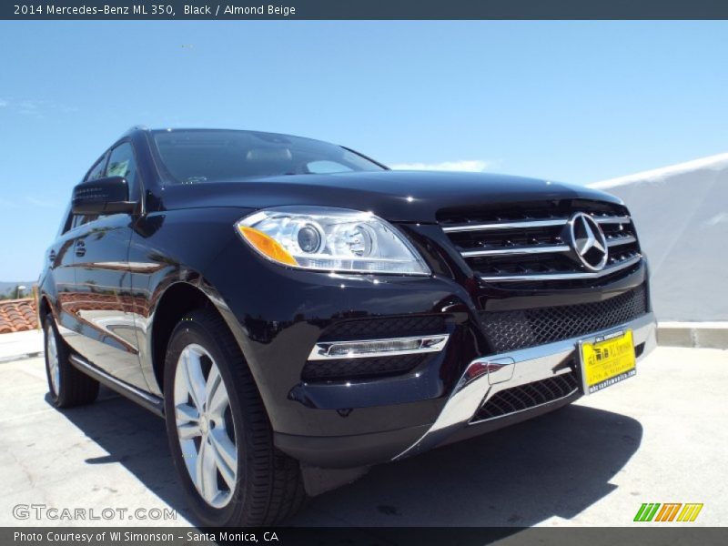 Black / Almond Beige 2014 Mercedes-Benz ML 350