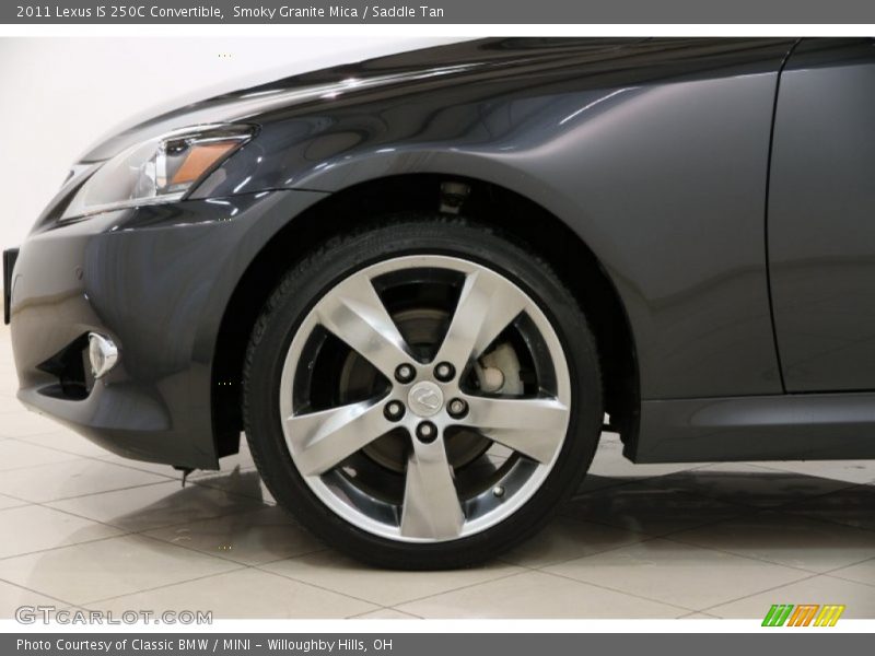 Smoky Granite Mica / Saddle Tan 2011 Lexus IS 250C Convertible
