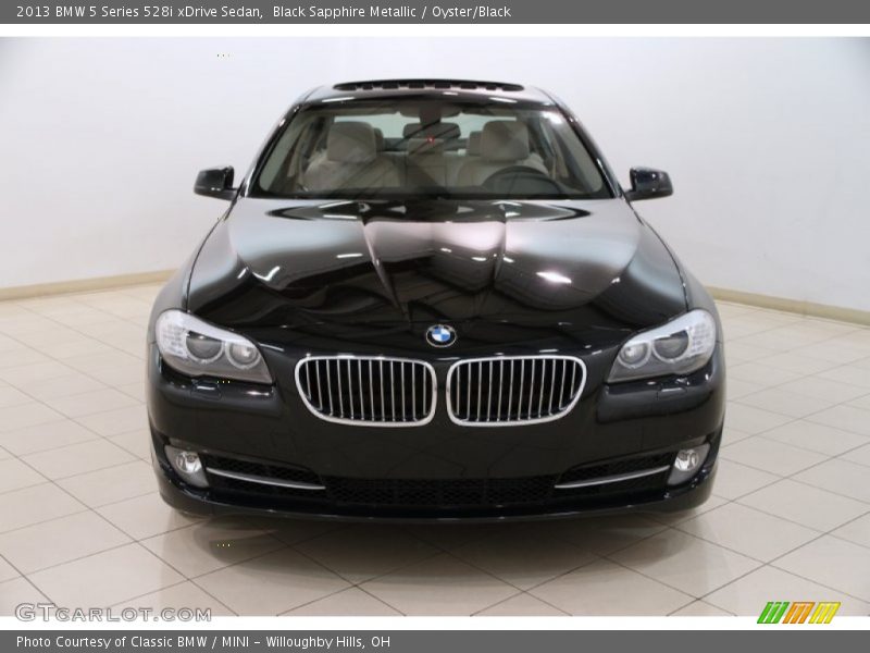 Black Sapphire Metallic / Oyster/Black 2013 BMW 5 Series 528i xDrive Sedan