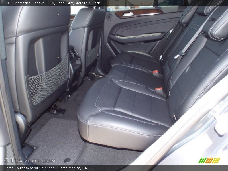 Steel Grey Metallic / Black 2014 Mercedes-Benz ML 350