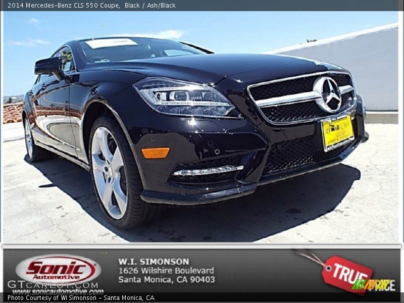 Black / Ash/Black 2014 Mercedes-Benz CLS 550 Coupe