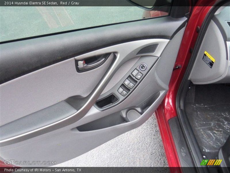 Red / Gray 2014 Hyundai Elantra SE Sedan
