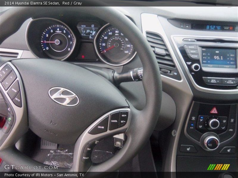Red / Gray 2014 Hyundai Elantra SE Sedan