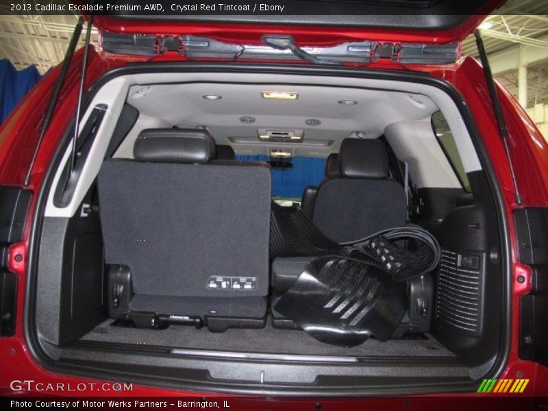 Crystal Red Tintcoat / Ebony 2013 Cadillac Escalade Premium AWD