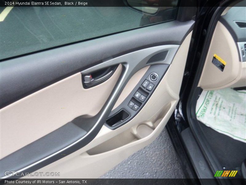Black / Beige 2014 Hyundai Elantra SE Sedan