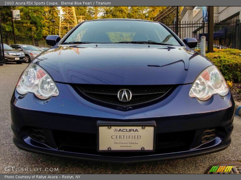 Eternal Blue Pearl / Titanium 2003 Acura RSX Sports Coupe