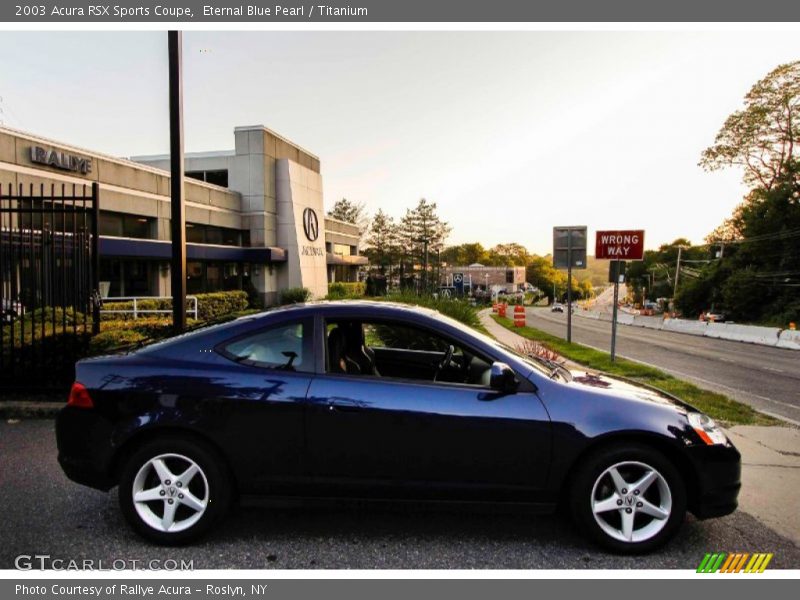 Eternal Blue Pearl / Titanium 2003 Acura RSX Sports Coupe