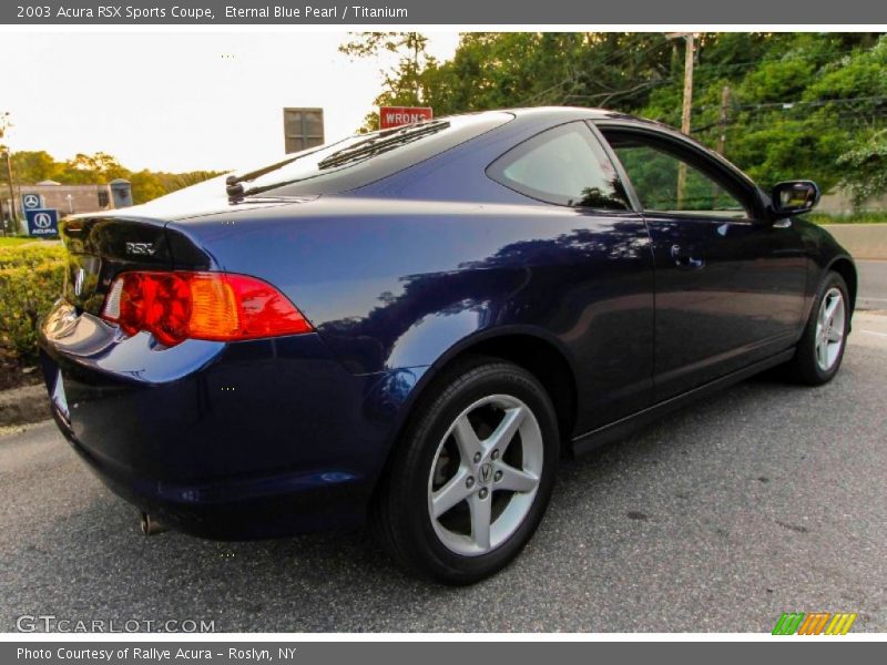 Eternal Blue Pearl / Titanium 2003 Acura RSX Sports Coupe
