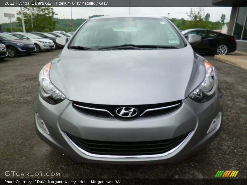 Titanium Gray Metallic / Gray 2012 Hyundai Elantra GLS