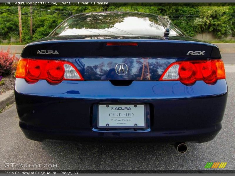 Eternal Blue Pearl / Titanium 2003 Acura RSX Sports Coupe