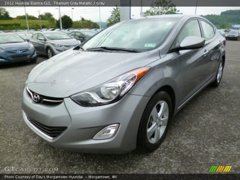 Titanium Gray Metallic / Gray 2012 Hyundai Elantra GLS