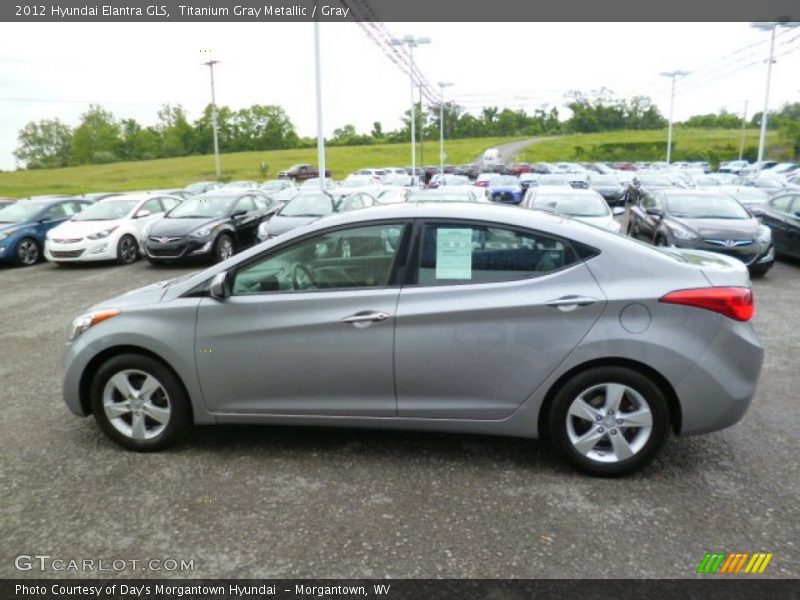 Titanium Gray Metallic / Gray 2012 Hyundai Elantra GLS