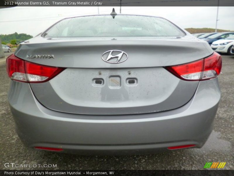 Titanium Gray Metallic / Gray 2012 Hyundai Elantra GLS