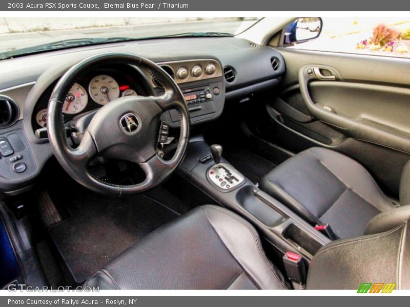 Eternal Blue Pearl / Titanium 2003 Acura RSX Sports Coupe