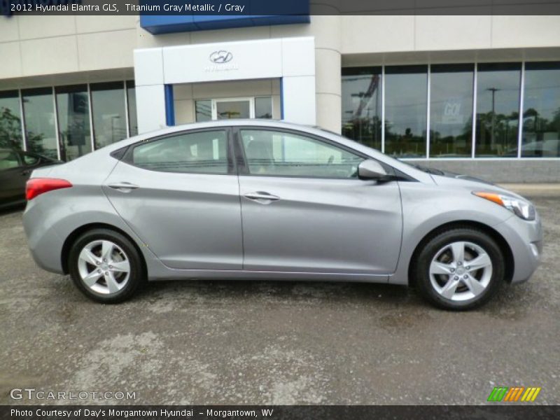 Titanium Gray Metallic / Gray 2012 Hyundai Elantra GLS