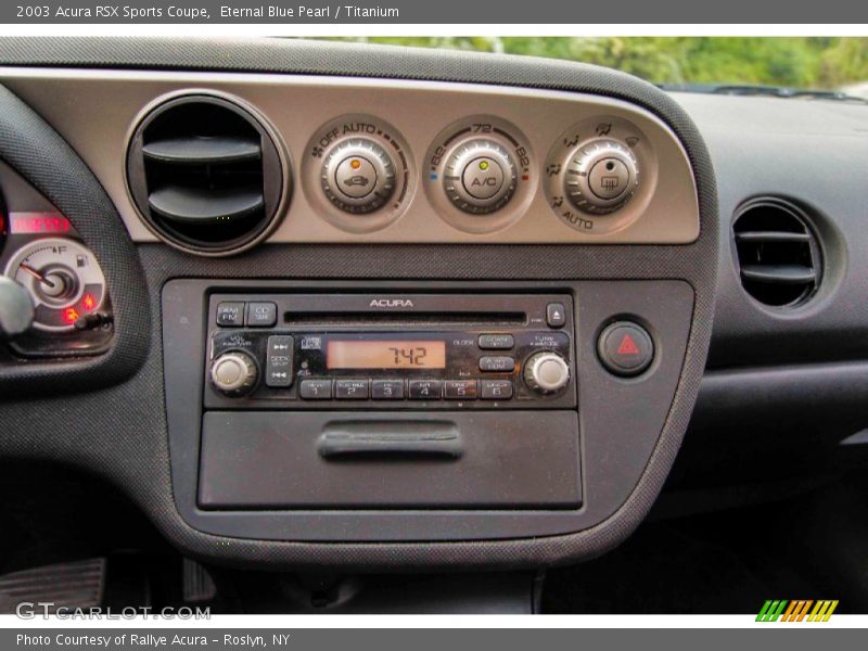 Eternal Blue Pearl / Titanium 2003 Acura RSX Sports Coupe