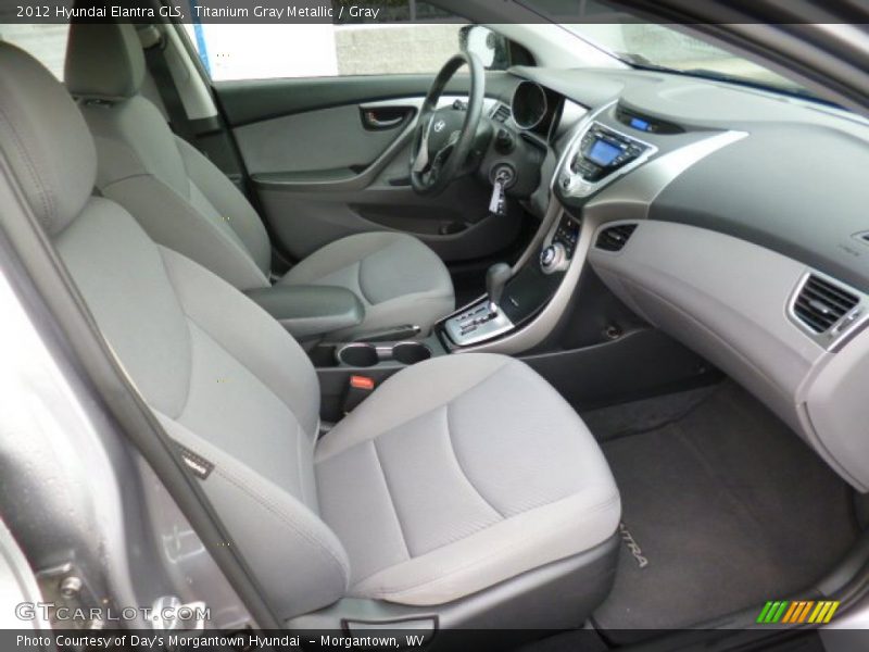 Titanium Gray Metallic / Gray 2012 Hyundai Elantra GLS