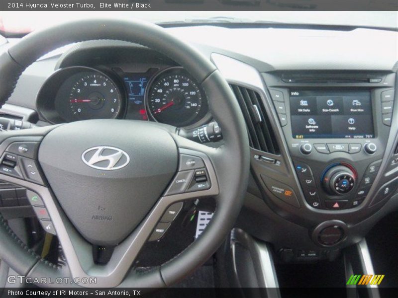 Elite White / Black 2014 Hyundai Veloster Turbo