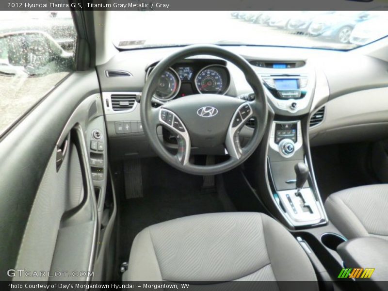 Titanium Gray Metallic / Gray 2012 Hyundai Elantra GLS