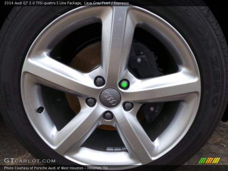 Lava Gray Pearl / Espresso 2014 Audi Q7 3.0 TFSI quattro S Line Package