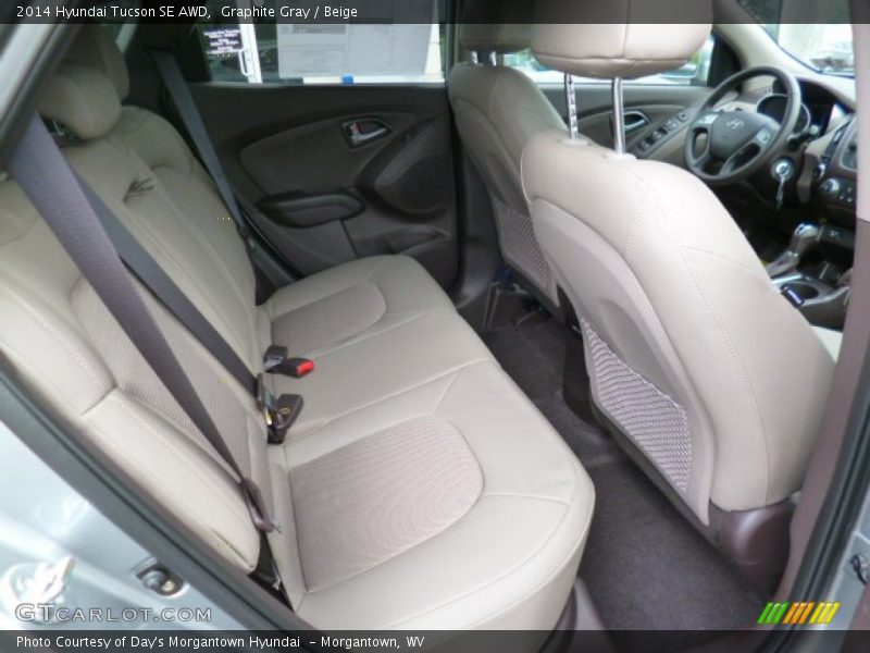 Graphite Gray / Beige 2014 Hyundai Tucson SE AWD