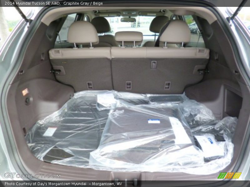 Graphite Gray / Beige 2014 Hyundai Tucson SE AWD