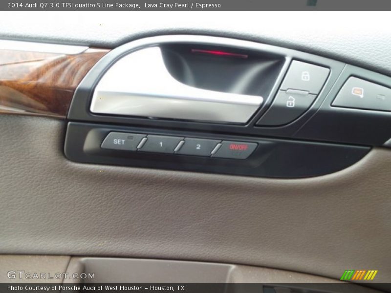 Lava Gray Pearl / Espresso 2014 Audi Q7 3.0 TFSI quattro S Line Package