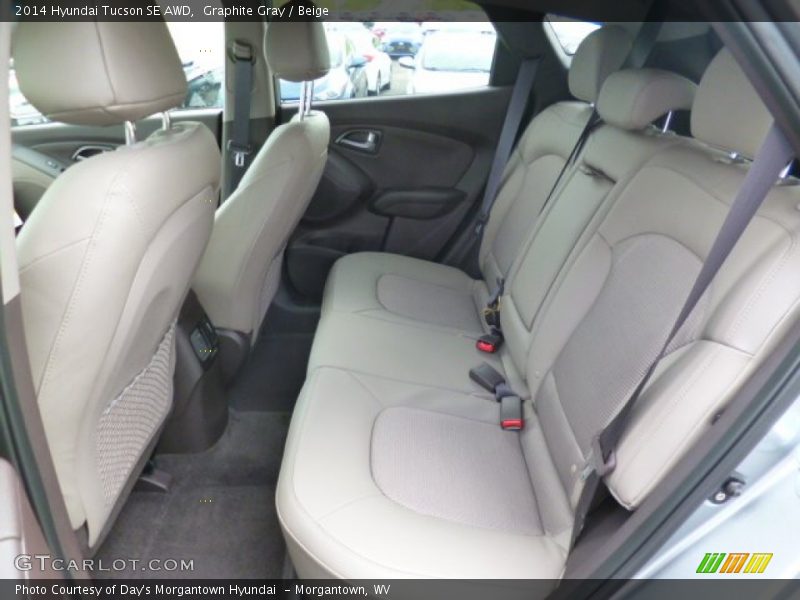Graphite Gray / Beige 2014 Hyundai Tucson SE AWD