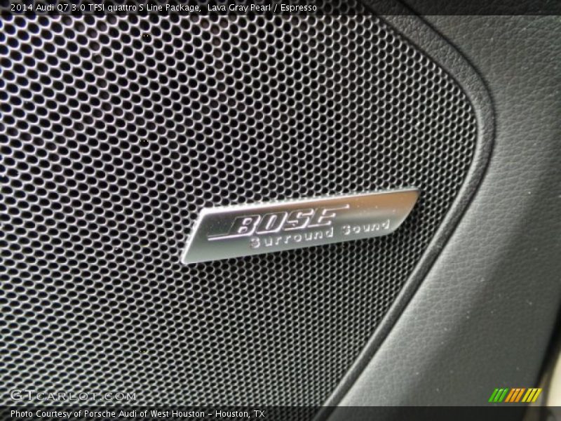 Lava Gray Pearl / Espresso 2014 Audi Q7 3.0 TFSI quattro S Line Package
