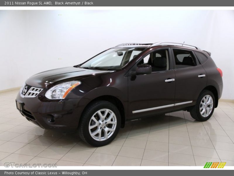 Black Amethyst / Black 2011 Nissan Rogue SL AWD