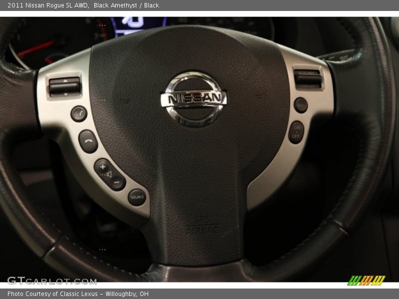Black Amethyst / Black 2011 Nissan Rogue SL AWD