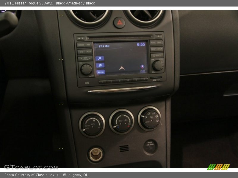 Black Amethyst / Black 2011 Nissan Rogue SL AWD
