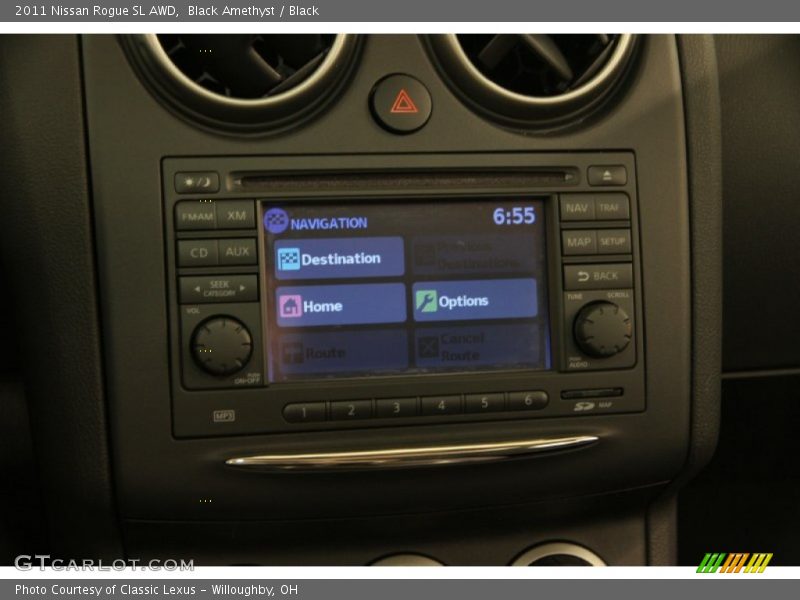 Black Amethyst / Black 2011 Nissan Rogue SL AWD