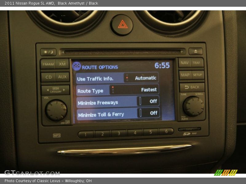 Black Amethyst / Black 2011 Nissan Rogue SL AWD