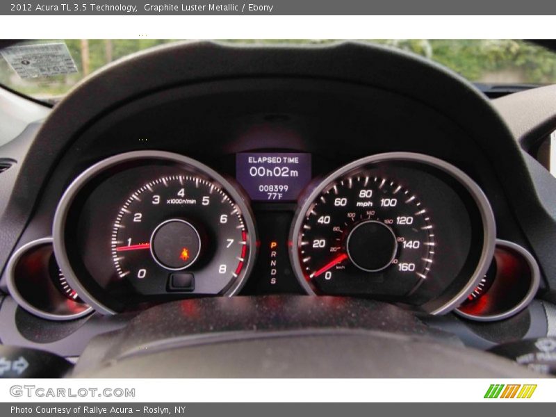 Graphite Luster Metallic / Ebony 2012 Acura TL 3.5 Technology