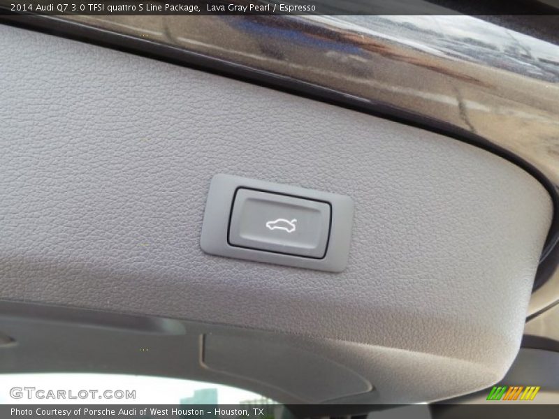 Lava Gray Pearl / Espresso 2014 Audi Q7 3.0 TFSI quattro S Line Package