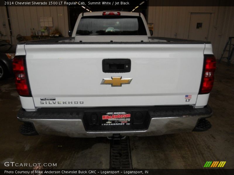 Summit White / Jet Black 2014 Chevrolet Silverado 1500 LT Regular Cab