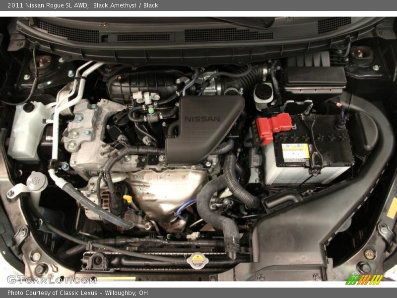 Black Amethyst / Black 2011 Nissan Rogue SL AWD