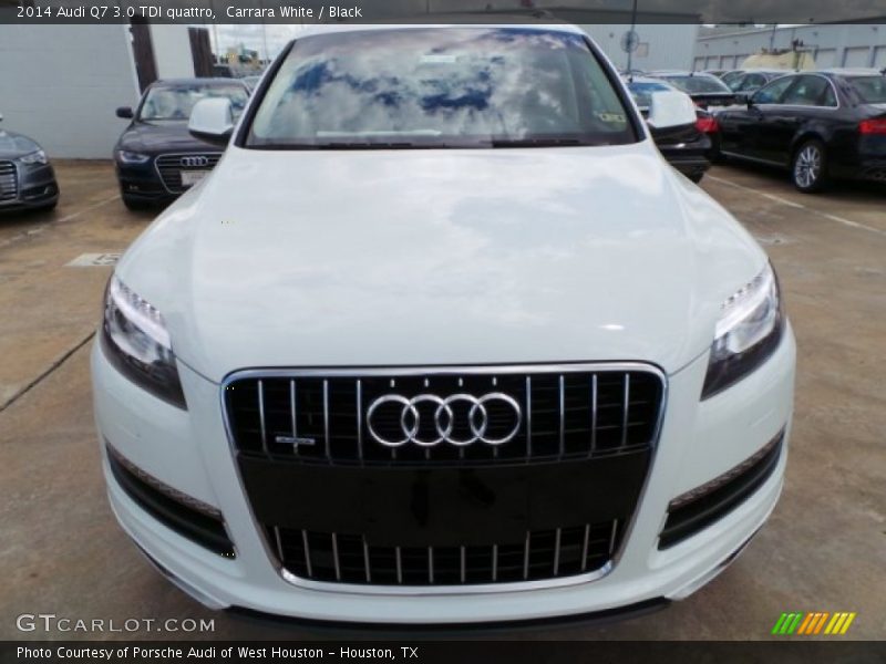 Carrara White / Black 2014 Audi Q7 3.0 TDI quattro