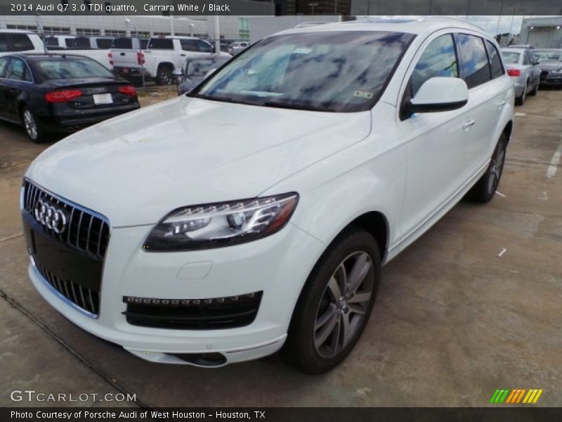 Carrara White / Black 2014 Audi Q7 3.0 TDI quattro