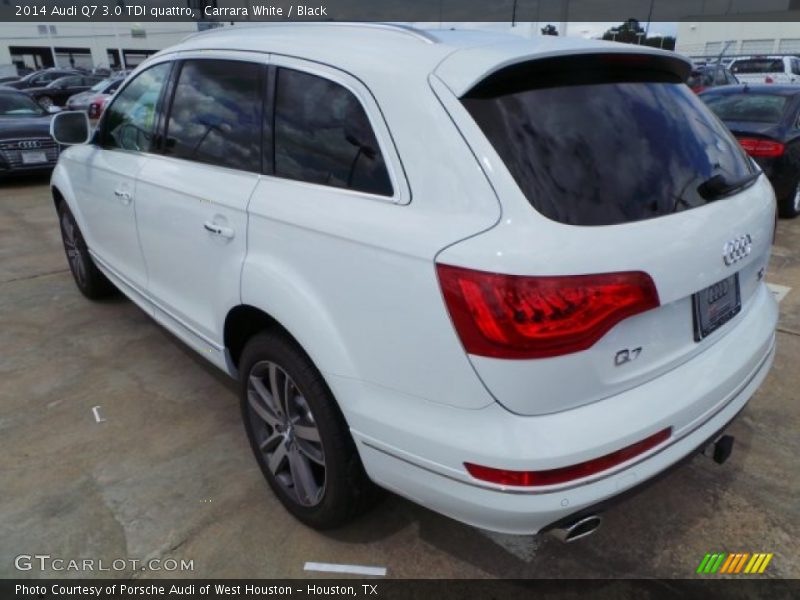 Carrara White / Black 2014 Audi Q7 3.0 TDI quattro