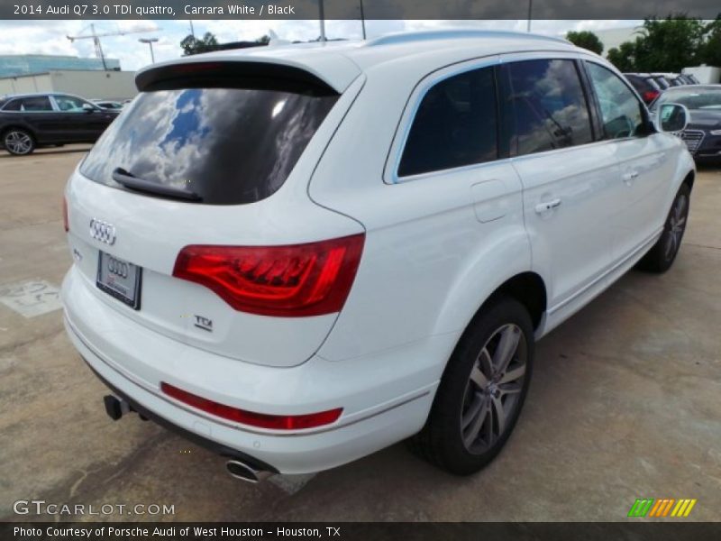 Carrara White / Black 2014 Audi Q7 3.0 TDI quattro