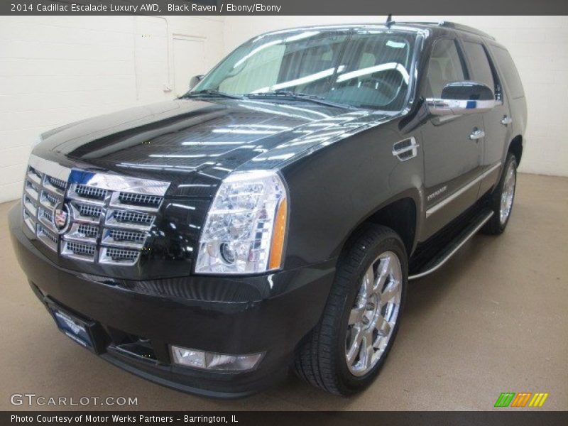 Black Raven / Ebony/Ebony 2014 Cadillac Escalade Luxury AWD