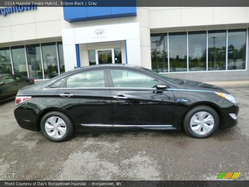 Eclipse Black / Gray 2014 Hyundai Sonata Hybrid