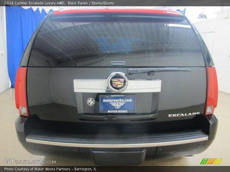 Black Raven / Ebony/Ebony 2014 Cadillac Escalade Luxury AWD