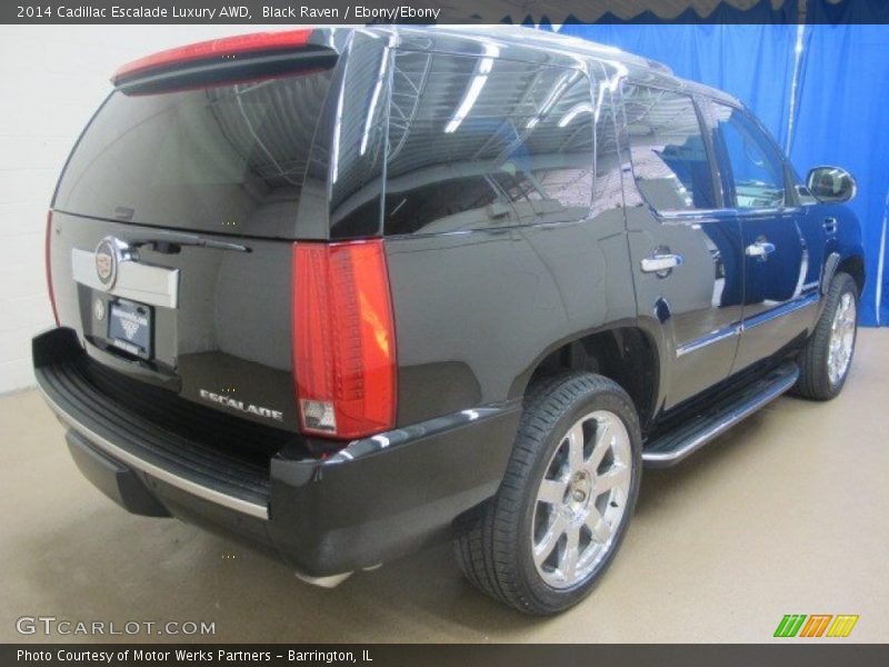 Black Raven / Ebony/Ebony 2014 Cadillac Escalade Luxury AWD