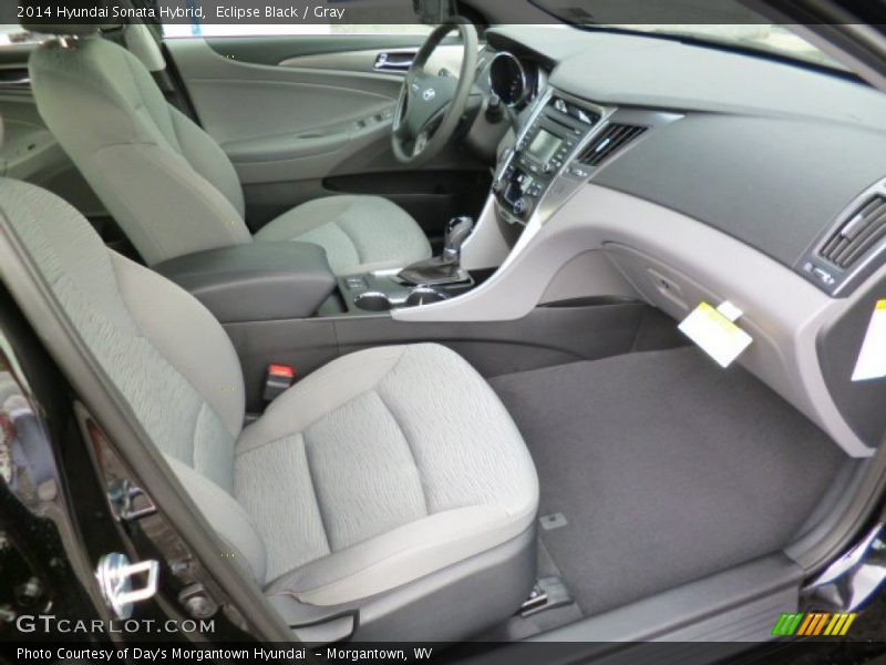  2014 Sonata Hybrid Gray Interior