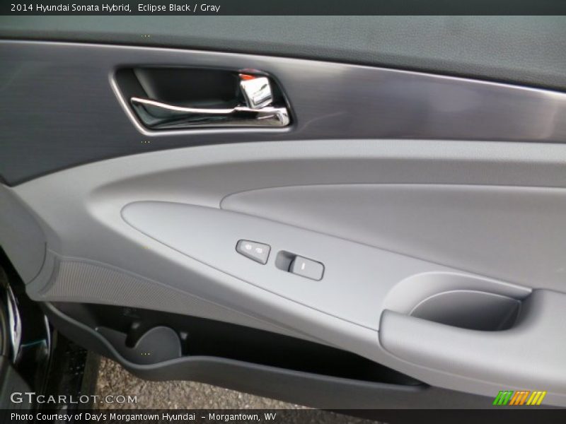 Eclipse Black / Gray 2014 Hyundai Sonata Hybrid
