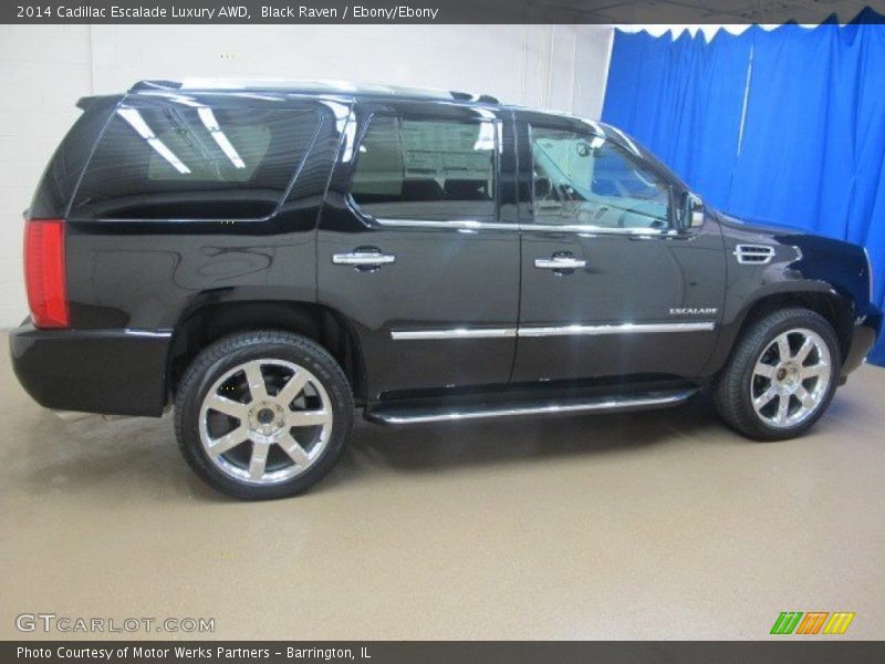 Black Raven / Ebony/Ebony 2014 Cadillac Escalade Luxury AWD